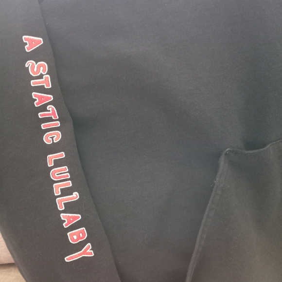 Vintage XL A Static Lullaby Butterfly In Ribcage Jogger Sweatshirt - Picture 3 of 7